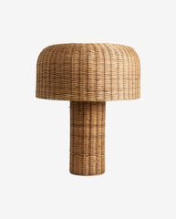 ATUM bordlampe i flettet sukkerrør - h50 cm - natur