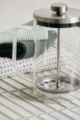 CLOVER stempelkande, glas - klar