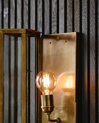 EOS væglampe / udendørslampe - h40 cm - messing finish