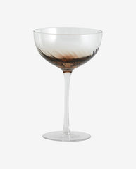 GARO cocktailglas - h18 cm - klar glas/brun
