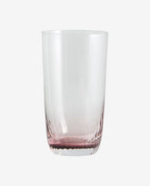 GARO højt drikkeglas - h15 cm - klar glas/lilla