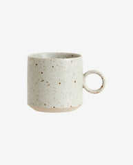 GRAINY krus i keramik m/hank - h8 cm - sand