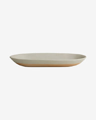 GRAINY serveringsfad i keramik - 39 cm - sand