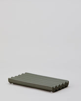 Keramik sæbeskål, L | GREEN 8 x 15 cm
