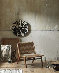 LIPSI dekorations fad, L - sort/sand