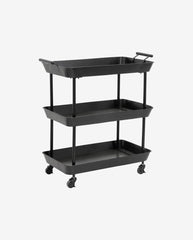 FULDA rullebord i jern - 66x41 - sort