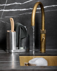 KAKI holder til opvaskebørste - krom finish