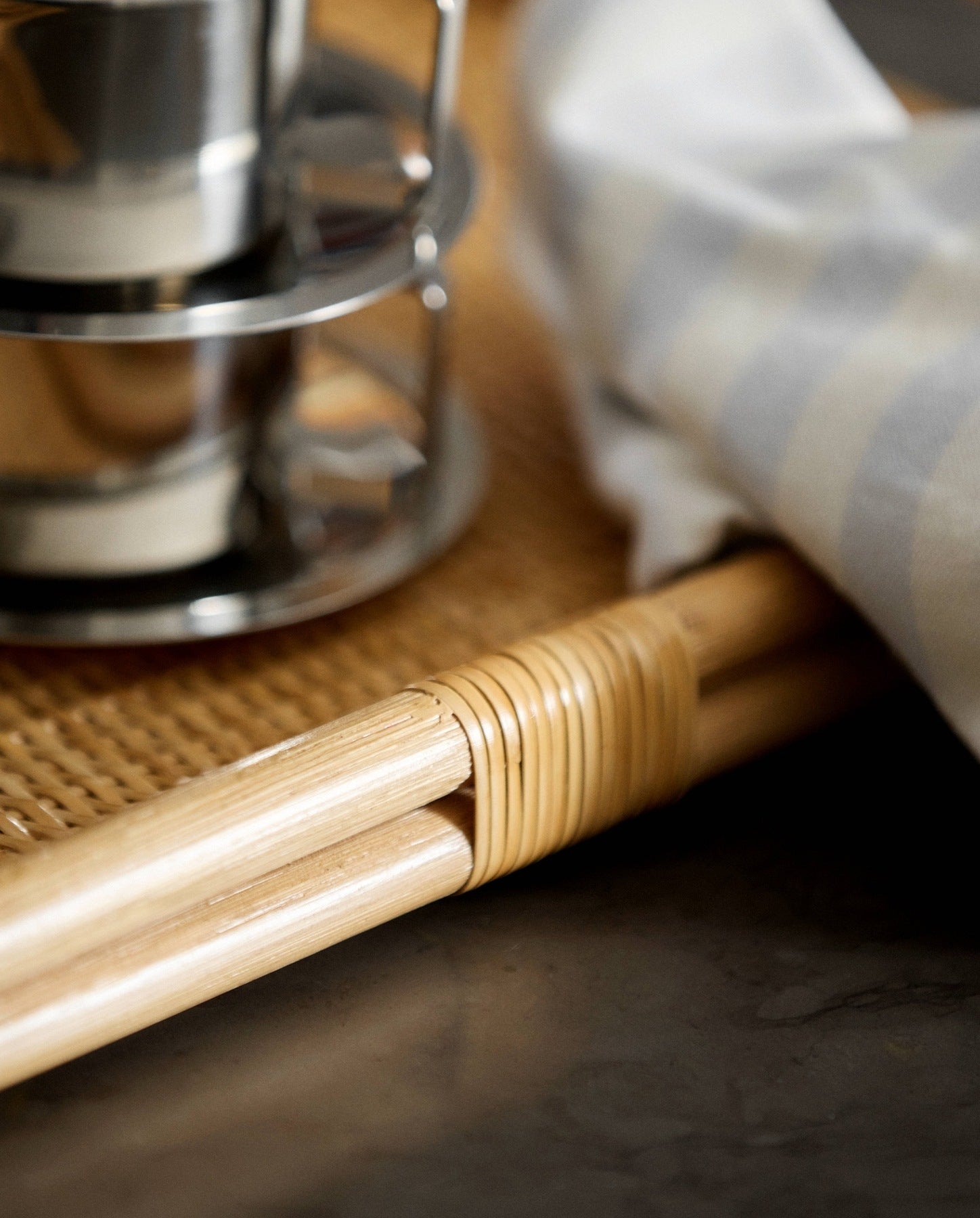 FIGUS rattan serveringsbakke - natur