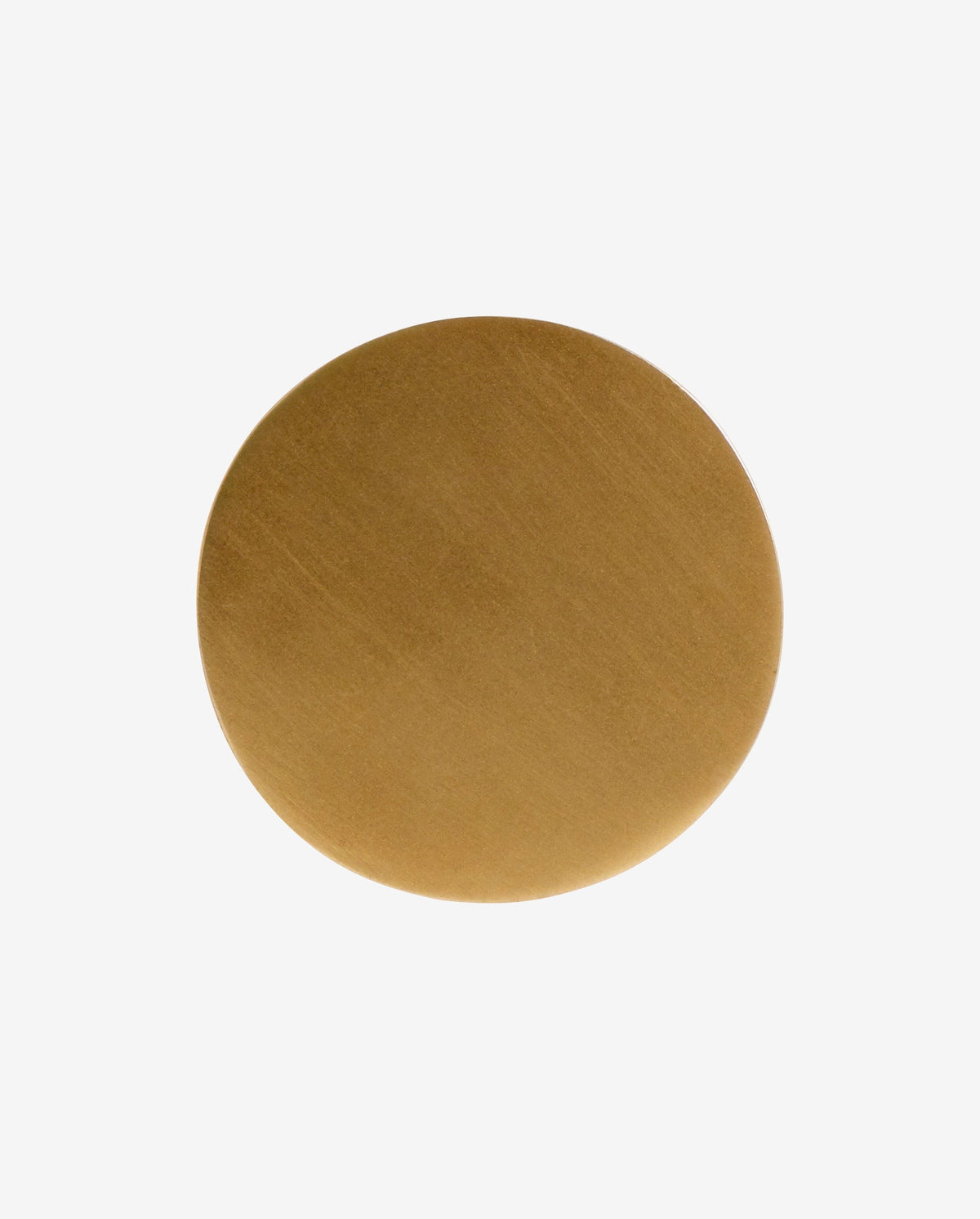 KOS knage / krog i jern - cirkel - ø4,5 cm - guld finish