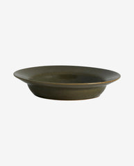 GRAWA dyb tallerken - ø21 cm - mørk grøn
