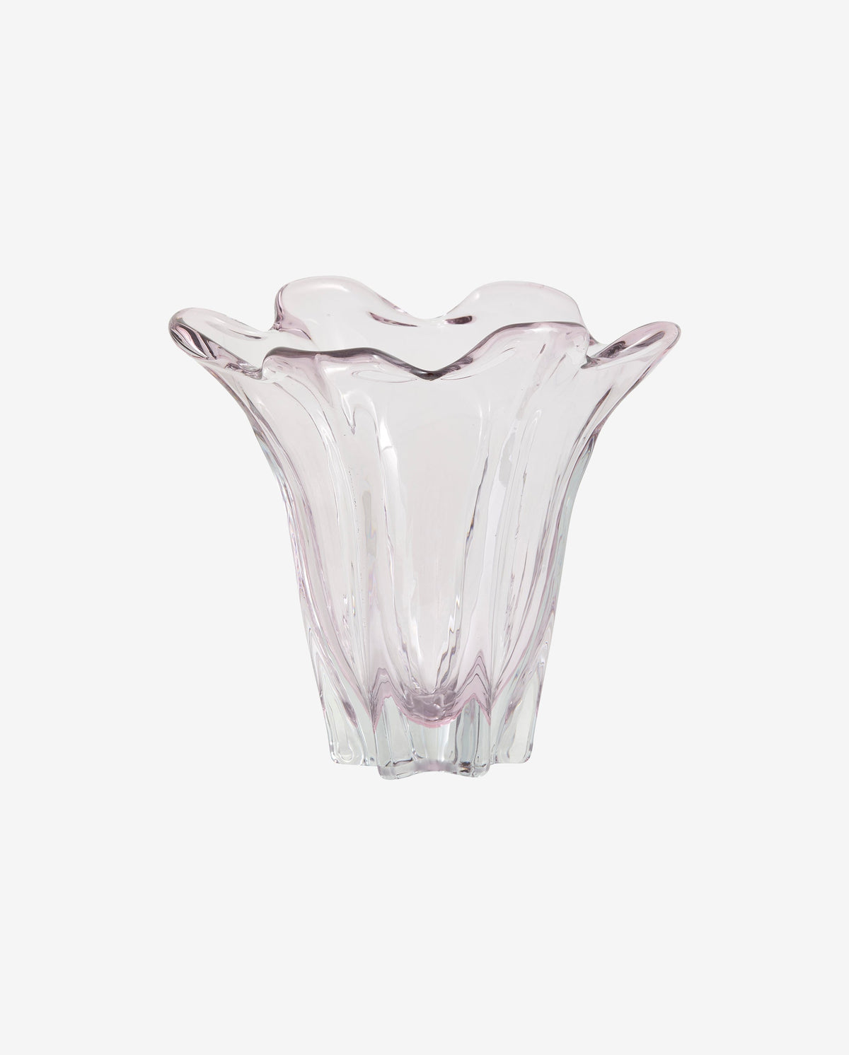 FLOTTA glasvase - h22 cm - lys pink