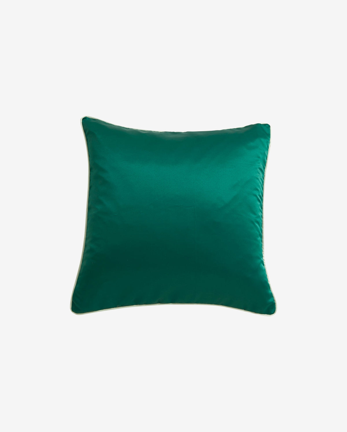 AIN pudebetræk i satin - 50x50 - mørkegrøn