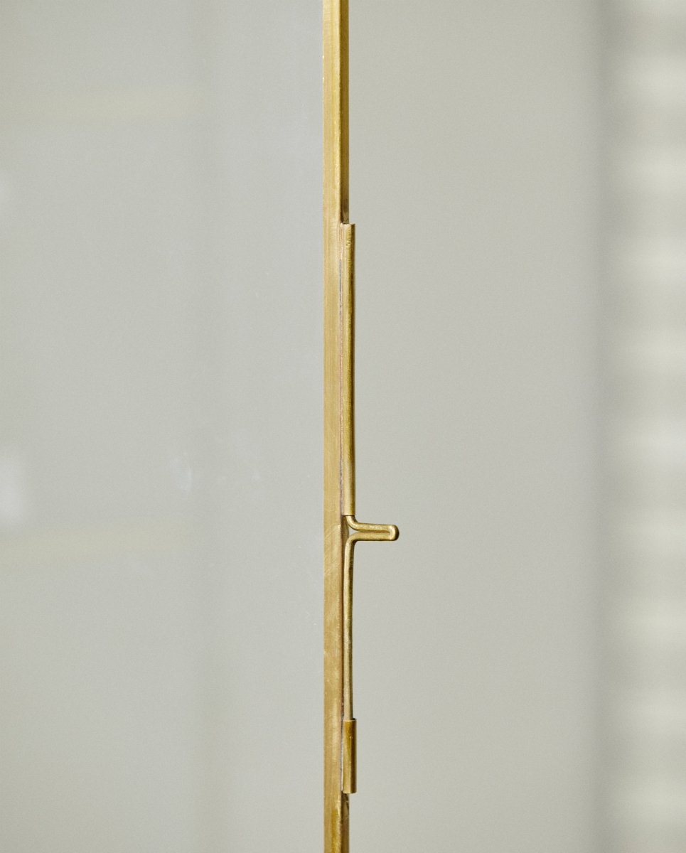 ADA vægskab i jern, L, 60x25 - guld finish