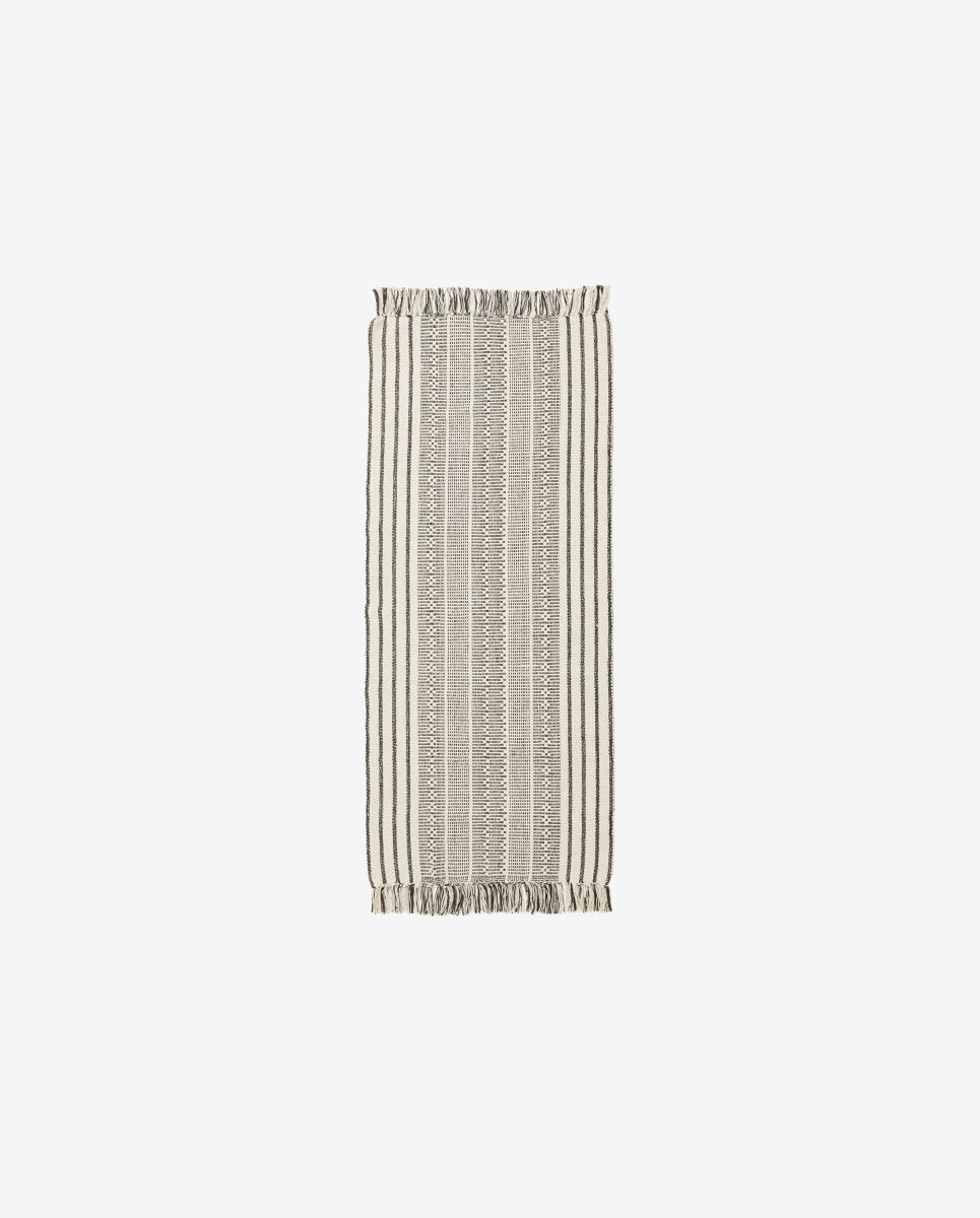 ALICE tæppe, 70x160 - sort