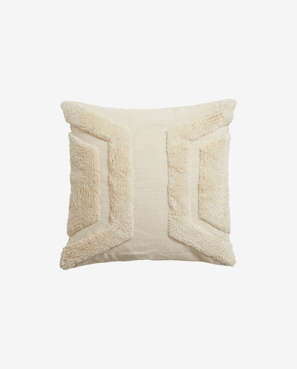 ALYA pudebetræk med rya - 48x48 - off white