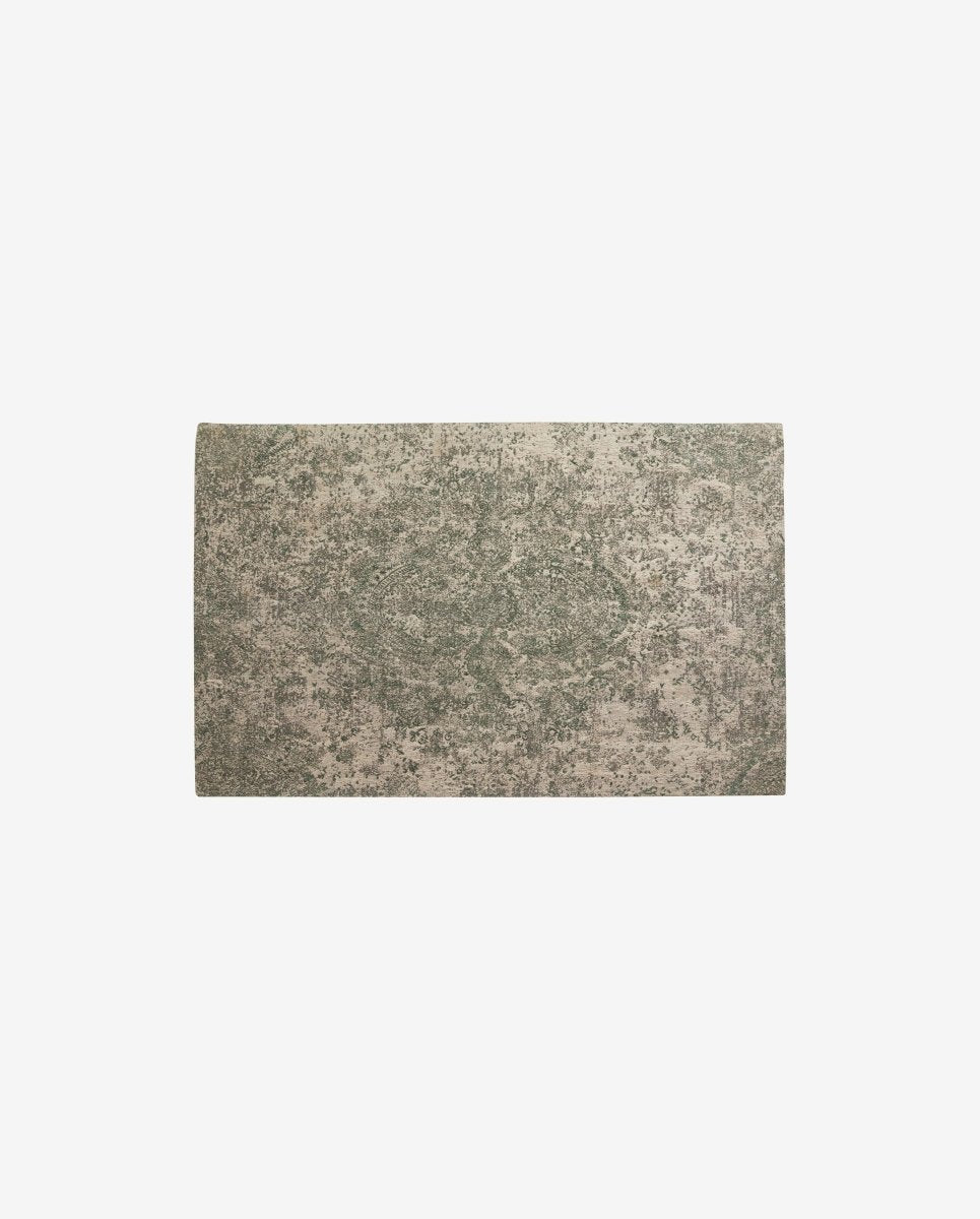 ARIA jacquardvævet tæppe, 160x240 cm - grøn/beige