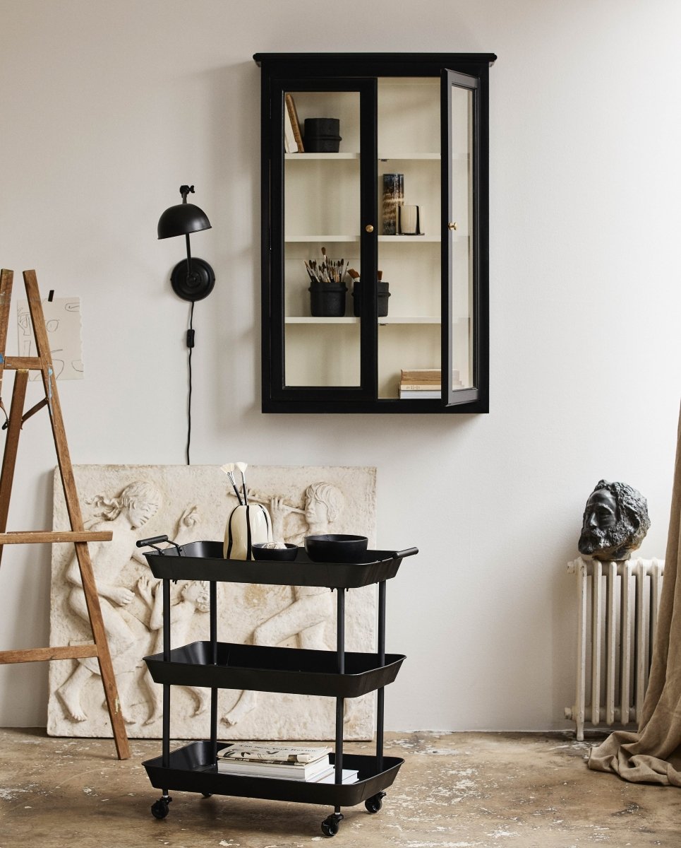 AURA væglampe - L71 cm - sort