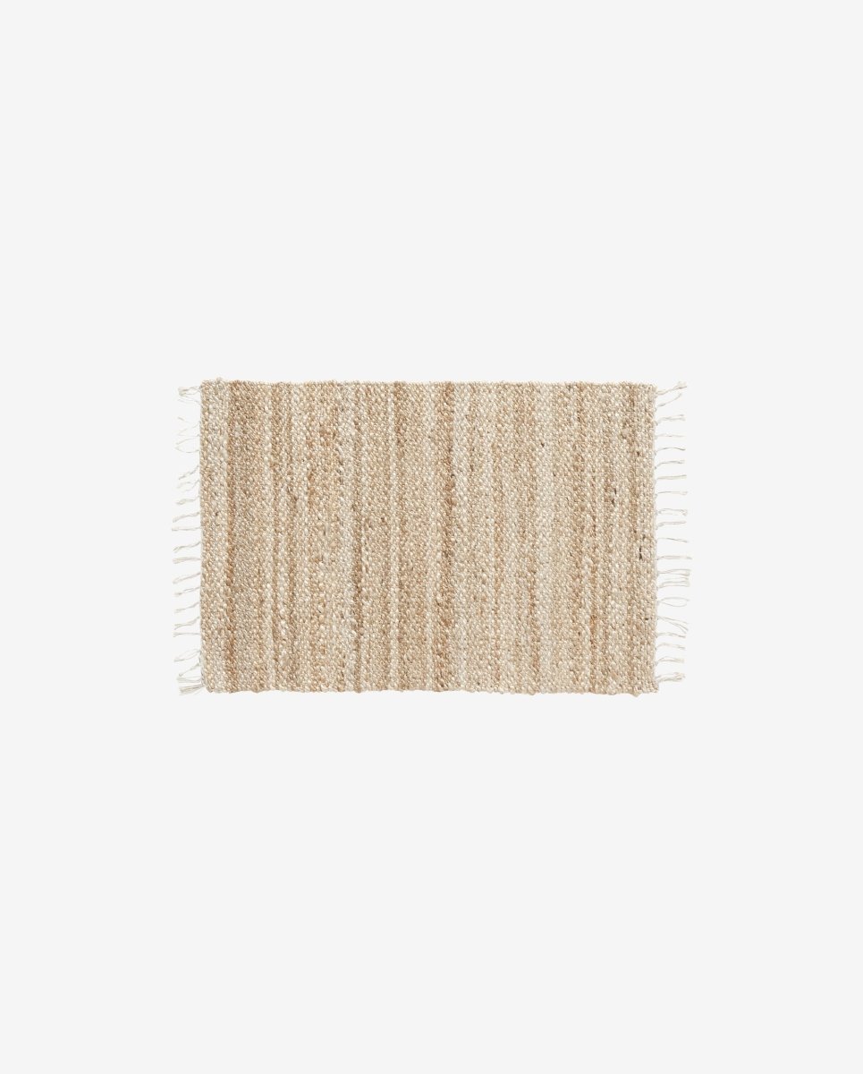 AVA tæppe i hamp, 60x90 cm - natur
