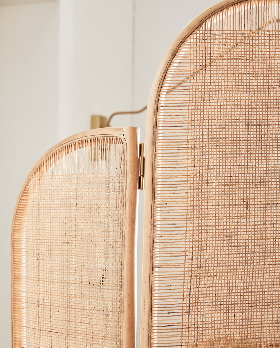 BALI rumdeler i rattan - 180x130 cm - natur