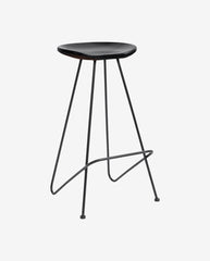BARRY barstol i træ - h73 cm - sort