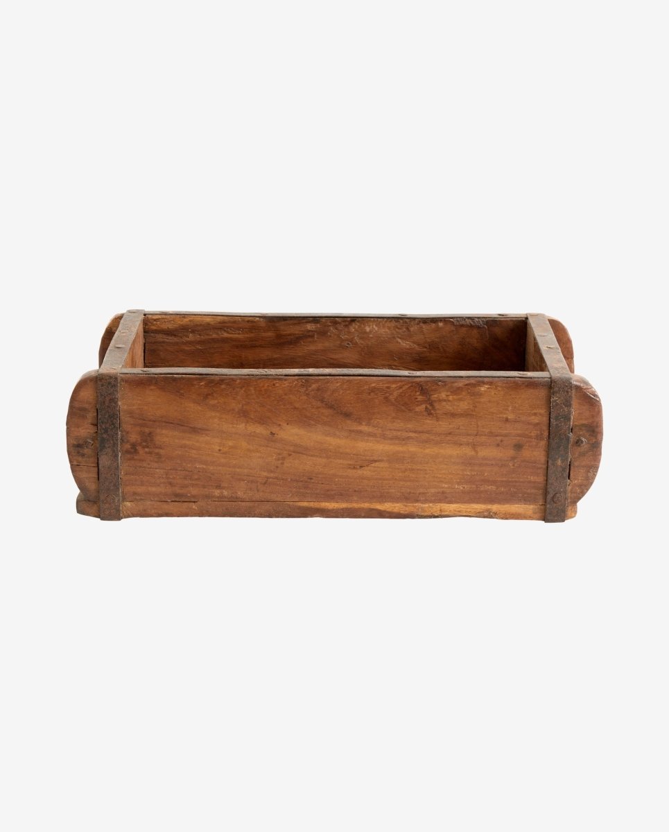 BRICK MOULD trækasse - 15x32 cm - mørkebrun