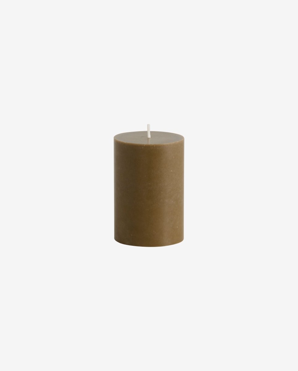 CANDLE, bloklys, 6,8x10cm - grøn