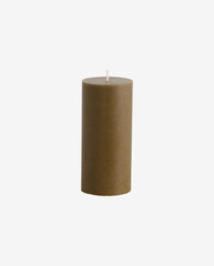 CANDLE, bloklys, 6,8x15cm - grøn