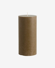 CANDLE, bloklys, 9,6x20cm, grøn