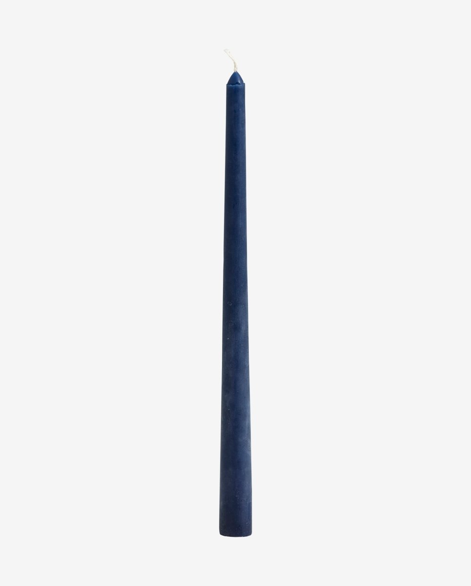 CANDLE stearinlys - h30 cm - mørkeblå