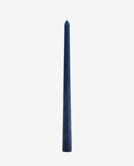 CANDLE stearinlys - h30 cm - mørkeblå