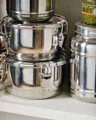 CANI opbevaringsdåse i rustfrit stål med låg - 1100 ml