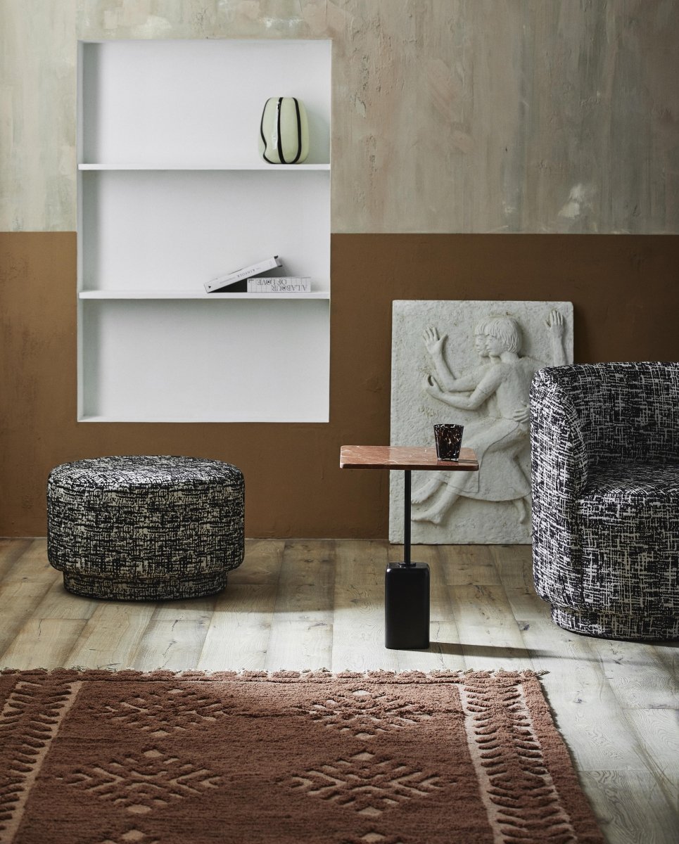 CHAO sidebord, marmor - rust