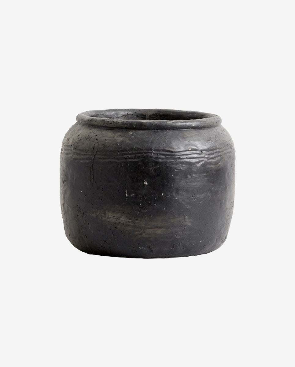 CIRA urtepotte - h18 cm - sort