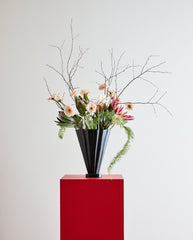 COLL vase i jern, antik finish - h36 cm - brun