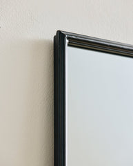 DOWNTOWN spejl med jernramme - h150 cm - sort