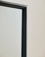 DOWNTOWN spejl med jernramme - h150 cm - sort