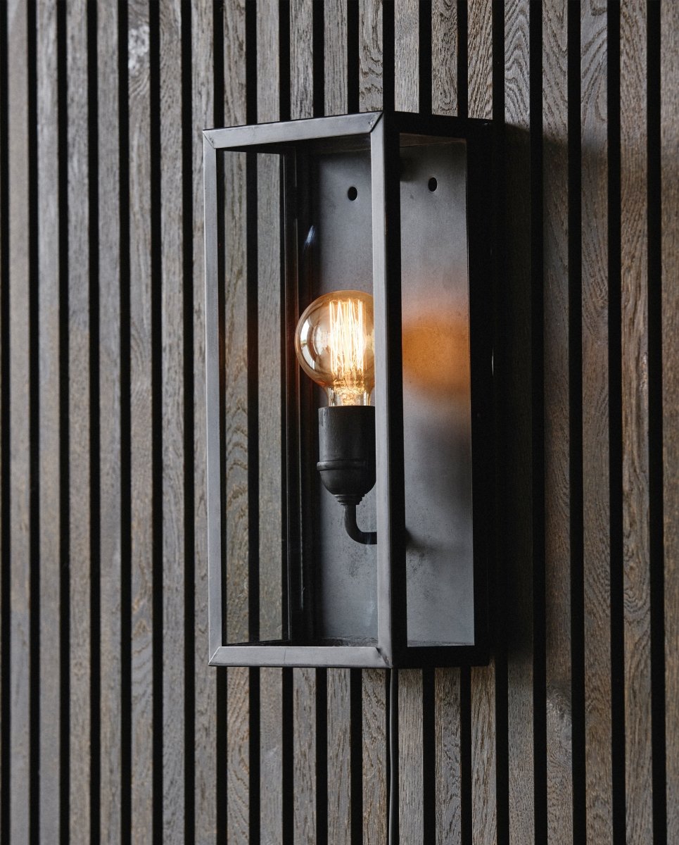 EOS væglampe / udendørslampe - h40 cm - sort