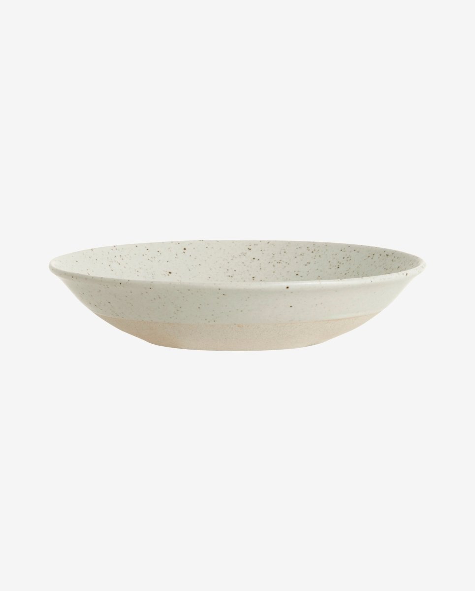 GRAINY dyb tallerken i keramik - ø22 cm - sand