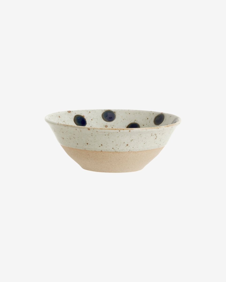GRAINY skål i keramik - ø15 cm - sand/blå