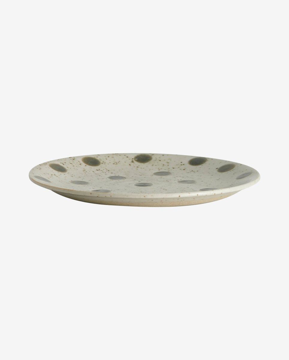 GRAINY underkop / kagetallerken - ø14 cm - sand/grøn