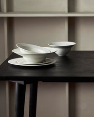 GRAWA dyb tallerken - ø21 cm - hvid