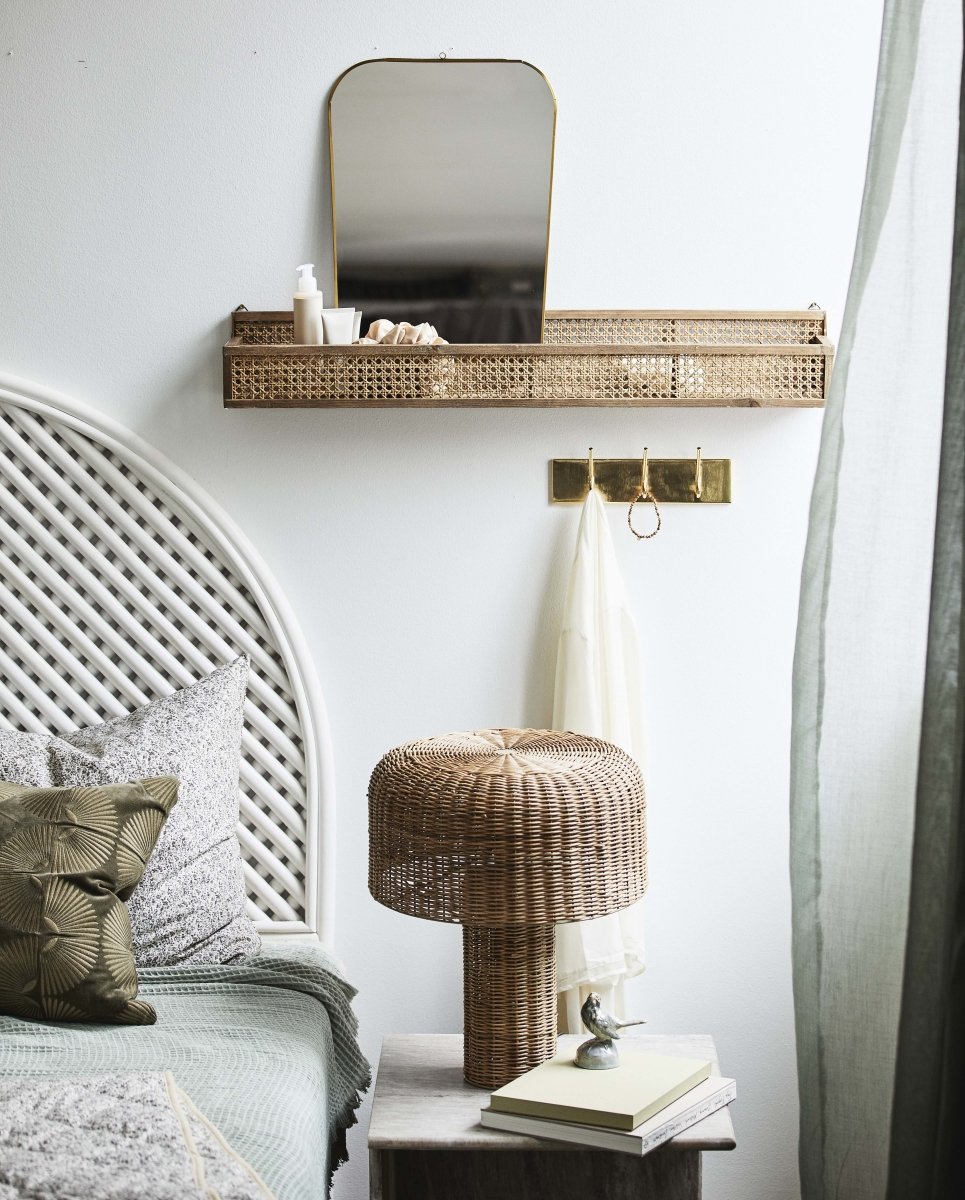 HAAOY knagerække i jern med 3 knager - 27 cm - guld finish