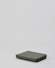 Keramik sæbeskål, S | GREEN 8 x 10 cm