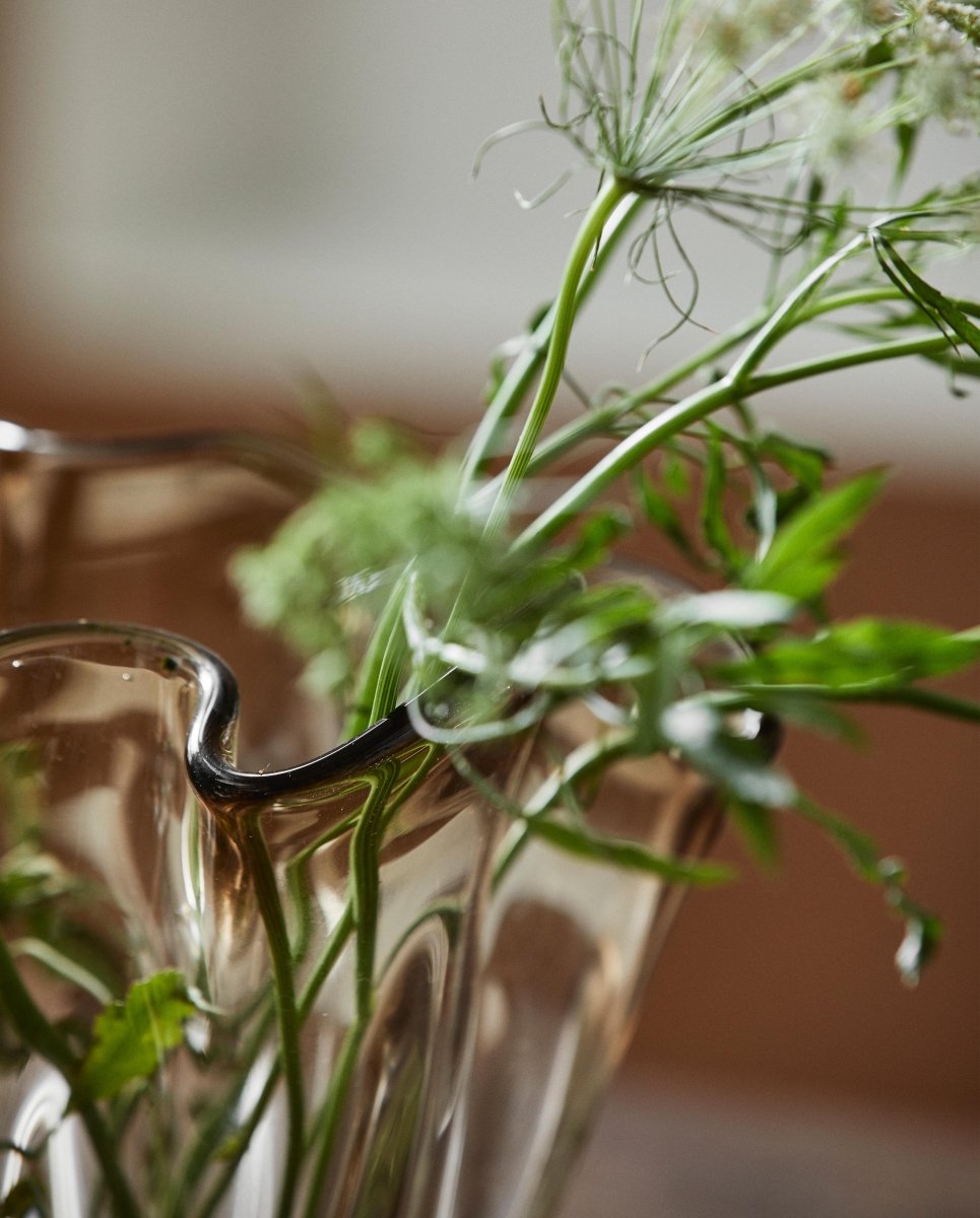 KOMNIO vase - lys brun