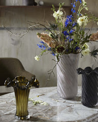 KORO vase, glas - grå