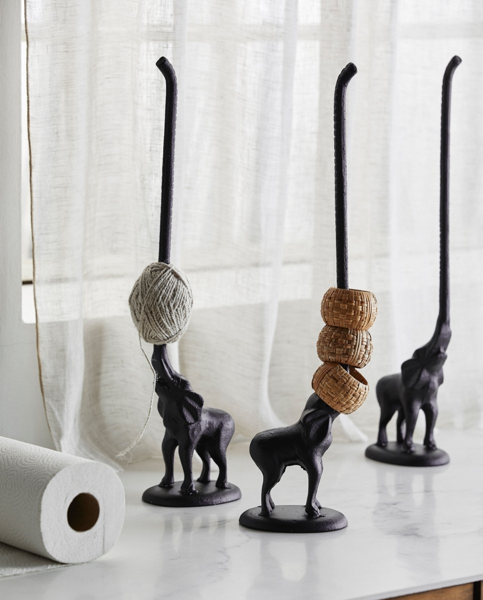 LOHALS figur i jern - h47 cm - sort