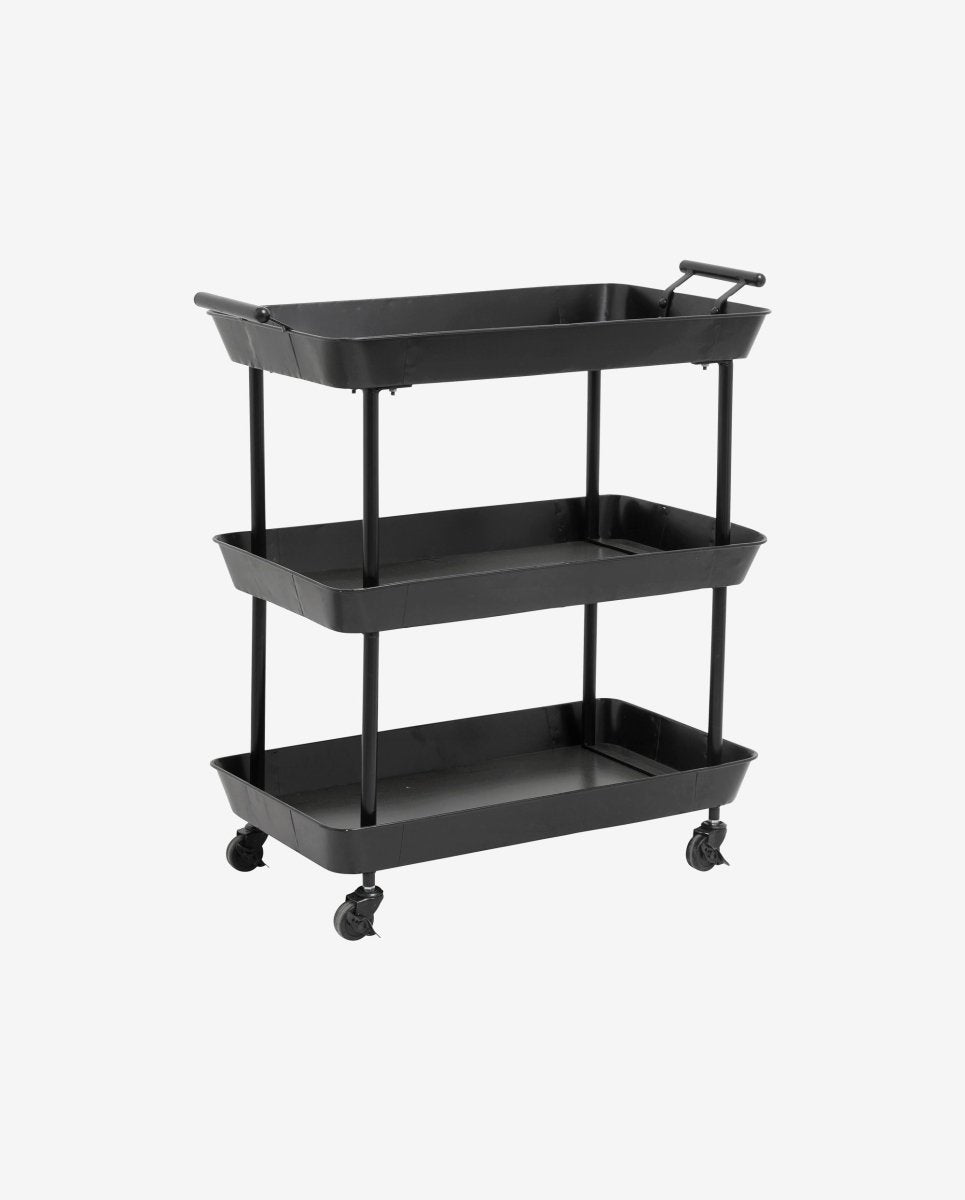 FULDA rullebord i jern - 66x41 - sort