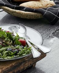 CARUM salatbestik m/vintage look - 2 dele - rustfrit stål